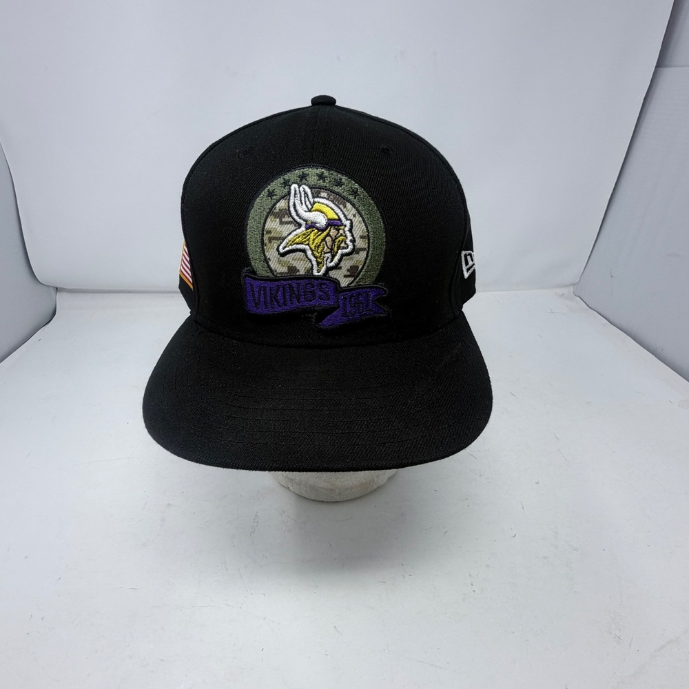 New Era Minnesota‎ Vikings 2022 Salute To Service 59FIFTY Fitted Hat 7 5/8 Camo